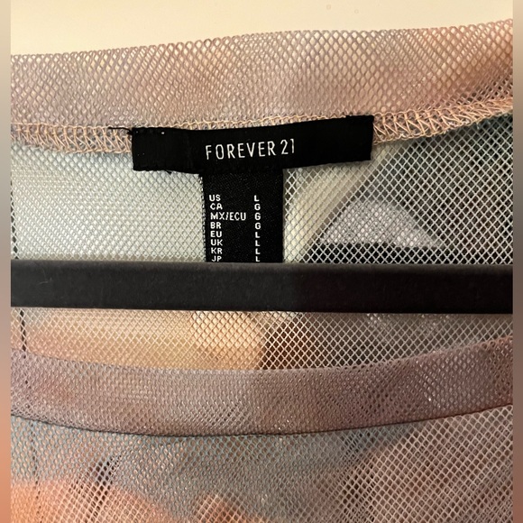 Forever 21 angel mesh top - Picture 2 of 3